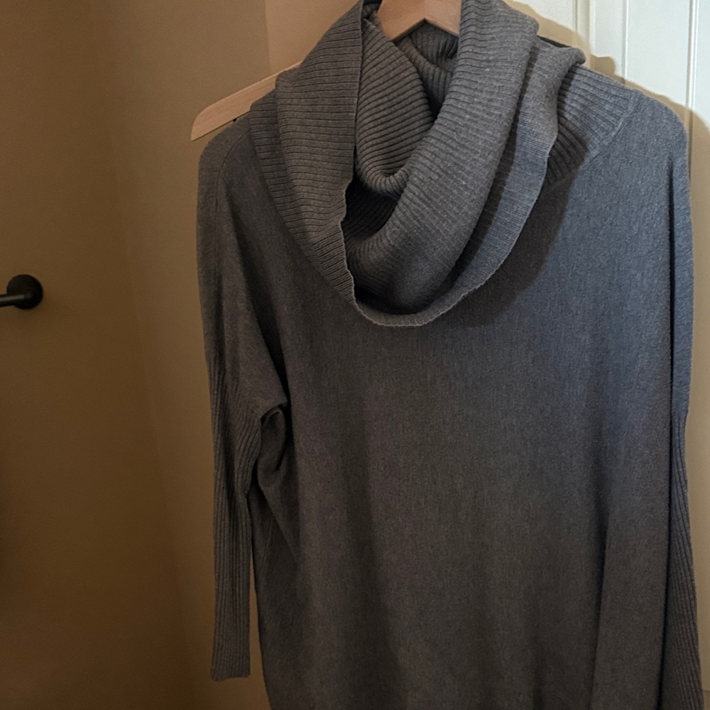 Dreamers Charcoal Cowl Neck Sweater